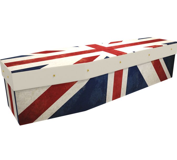 time of your life ceremonies Kate lusty coffin union jack british flag
